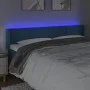 LED-Kopfteil aus dunkelblauem Samt, 183 x 16 x 78/88 cm von vidaXL, Kopf- und Fußteile - Ref: Foro24-3123300, Preis: 86,22 €,...