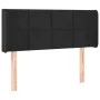 Black velvet headboard with LED 103x16x78/88 cm by vidaXL, Headboards and footboards - Ref: Foro24-3123280, Price: 62,36 €, D...