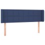 Kopfteil aus blauem Stoff mit LED 147x16x78/88 cm von vidaXL, Kopf- und Fußteile - Ref: Foro24-3123240, Preis: 66,90 €, Rabat...