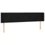 Black fabric headboard with LED 203x16x78/88 cm by vidaXL, Headboards and footboards - Ref: Foro24-3123260, Price: 71,27 €, D...