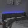Dark gray fabric headboard with LED 147x16x78/88 cm by vidaXL, Headboards and footboards - Ref: Foro24-3123235, Price: 79,13 ...