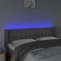 Kopfteil mit LED-grauem Kunstleder 147x16x78/88 cm von vidaXL, Kopf- und Fußteile - Ref: Foro24-3123330, Preis: 65,52 €, Raba...