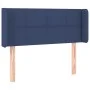 Blue fabric headboard with LED 83x16x78/88 cm by vidaXL, Headboards and footboards - Ref: Foro24-3123216, Price: 45,87 €, Dis...