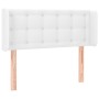 Kopfteil mit LED, weißem Kunstleder, 93 x 16 x 78/88 cm von vidaXL, Kopf- und Fußteile - Ref: Foro24-3123315, Preis: 60,26 €,...