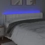 Kopfteil mit LED, weißem Kunstleder, 203 x 16 x 78/88 cm von vidaXL, Kopf- und Fußteile - Ref: Foro24-3123345, Preis: 78,03 €...
