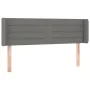 Dark gray fabric headboard with LED 147x16x78/88 cm by vidaXL, Headboards and footboards - Ref: Foro24-3123375, Price: 69,72 ...