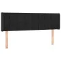 Black velvet headboard with LED 147x16x78/88 cm by vidaXL, Headboards and footboards - Ref: Foro24-3123286, Price: 85,41 €, D...
