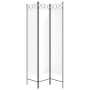 Divider screen with 3 white fabric panels 120x200 cm by vidaXL, Room dividers - Ref: Foro24-350146, Price: 35,49 €, Discount: %
