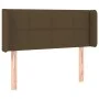 Headboard with LED in dark brown fabric 83x16x78/88 cm by vidaXL, Headboards and footboards - Ref: Foro24-3123213, Price: 54,...