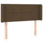 Kopfteil mit LED aus dunkelbraunem Stoff 83x16x78/88 cm von vidaXL, Kopf- und Fußteile - Ref: Foro24-3123213, Preis: 51,92 €,...