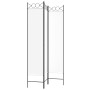 Divider screen with 3 white fabric panels 120x200 cm by vidaXL, Room dividers - Ref: Foro24-350146, Price: 35,49 €, Discount: %