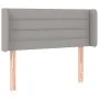 Hellgraues Stoffkopfteil mit LED 103x16x78/88 cm von vidaXL, Kopf- und Fußteile - Ref: Foro24-3123366, Preis: 48,65 €, Rabatt: %