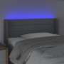 Hellgraues Stoffkopfteil mit LED 103x16x78/88 cm von vidaXL, Kopf- und Fußteile - Ref: Foro24-3123366, Preis: 47,36 €, Rabatt: %