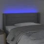 Hellgraues Stoffkopfteil mit LED 103x16x78/88 cm von vidaXL, Kopf- und Fußteile - Ref: Foro24-3123366, Preis: 48,65 €, Rabatt: %