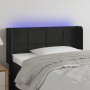 Kopfteil aus schwarzem Samt mit LED 83x16x78/88 cm von vidaXL, Kopf- und Fußteile - Ref: Foro24-3123268, Preis: 50,30 €, Raba...