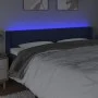 Cabecero con LED de tela azul 163x16x78/88 cm de vidaXL, Cabeceros y pies de cama - Ref: Foro24-3123248, Precio: 74,03 €, Des...