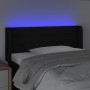 Kopfteil aus schwarzem Stoff mit LED 103x16x78/88 cm von vidaXL, Kopf- und Fußteile - Ref: Foro24-3123368, Preis: 45,64 €, Ra...