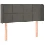 Dark gray velvet headboard with LED 103x16x78/88 cm by vidaXL, Headboards and footboards - Ref: Foro24-3123279, Price: 65,32 ...