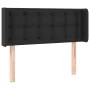 Headboard with LED black synthetic leather 83x16x78/88 cm by vidaXL, Headboards and footboards - Ref: Foro24-3123308, Price: ...