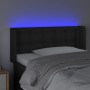 Kopfteil mit LED aus schwarzem Kunstleder 83x16x78/88 cm von vidaXL, Kopf- und Fußteile - Ref: Foro24-3123308, Preis: 44,84 €...
