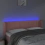 Cabecero con LED de terciopelo rosa 147x16x78/88 cm de vidaXL, Cabeceros y pies de cama - Ref: Foro24-3123289, Precio: 74,92 ...