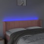Kopfteil aus rosa Samt mit LED 147x16x78/88 cm von vidaXL, Kopf- und Fußteile - Ref: Foro24-3123289, Preis: 70,88 €, Rabatt: %
