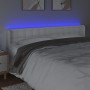 Kopfteil mit LED, weißem Kunstleder, 183 x 16 x 78/88 cm von vidaXL, Kopf- und Fußteile - Ref: Foro24-3123339, Preis: 77,60 €...