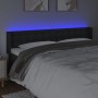 Kopfteil mit LED, schwarzem Kunstleder, 203 x 16 x 78/88 cm von vidaXL, Kopf- und Fußteile - Ref: Foro24-3123344, Preis: 67,0...