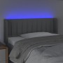 Hellgraues Stoffkopfteil mit LED 103x16x78/88 cm von vidaXL, Kopf- und Fußteile - Ref: Foro24-3123464, Preis: 52,94 €, Rabatt: %