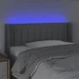 Light gray fabric headboard with LED 103x16x78/88 cm by vidaXL, Headboards and footboards - Ref: Foro24-3123464, Price: 56,80...