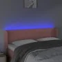Cabecero con LED de terciopelo rosa 147x16x78/88 cm de vidaXL, Cabeceros y pies de cama - Ref: Foro24-3123429, Precio: 69,97 ...
