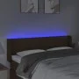 Kopfteil mit LED aus dunkelbraunem Stoff 147x16x78/88 cm von vidaXL, Kopf- und Fußteile - Ref: Foro24-3123377, Preis: 75,53 €...