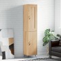 Aparador de madera contrachapada roble Sonoma 34,5x34x180 cm