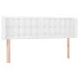 Kopfteil mit LED, weißem Kunstleder, 147 x 16 x 78/88 cm von vidaXL, Kopf- und Fußteile - Ref: Foro24-3123327, Preis: 81,97 €...