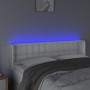 Kopfteil mit LED, weißem Kunstleder, 147 x 16 x 78/88 cm von vidaXL, Kopf- und Fußteile - Ref: Foro24-3123327, Preis: 84,06 €...
