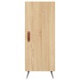 Aparador de madera contrachapada roble Sonoma 34,5x34x180 cm