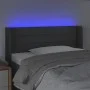 Dark gray fabric headboard with LED 103x16x78/88 cm by vidaXL, Headboards and footboards - Ref: Foro24-3123367, Price: 56,51 ...