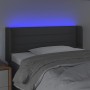 Kopfteil aus dunkelgrauem Stoff mit LED 103x16x78/88 cm von vidaXL, Kopf- und Fußteile - Ref: Foro24-3123367, Preis: 50,53 €,...