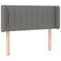 Kopfteil aus dunkelgrauem Stoff mit LED-Leuchten, 93 x 16 x 78/88 cm von vidaXL, Kopf- und Fußteile - Ref: Foro24-3123457, Pr...