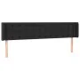 Cabecero con LED cuero sintético negro 163x16x78/88 cm de vidaXL, Cabeceros y pies de cama - Ref: Foro24-3123332, Precio: 71,...