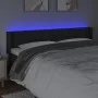 Kopfteil mit LED, schwarzem Kunstleder, 163 x 16 x 78/88 cm von vidaXL, Kopf- und Fußteile - Ref: Foro24-3123332, Preis: 71,4...