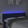 Kopfteil aus blauem Stoff mit LED 147x16x78/88 cm von vidaXL, Kopf- und Fußteile - Ref: Foro24-3123380, Preis: 73,11 €, Rabat...