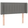 Kopfteil aus dunkelgrauem Stoff mit LED 103x16x78/88 cm von vidaXL, Kopf- und Fußteile - Ref: Foro24-3123465, Preis: 67,17 €,...