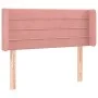 Pink velvet headboard with LED 83x16x78/88 cm by vidaXL, Headboards and footboards - Ref: Foro24-3123411, Price: 46,81 €, Dis...