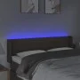 Headboard with LED in taupe gray fabric 147x16x78/88 cm by vidaXL, Headboards and footboards - Ref: Foro24-3123378, Price: 76...