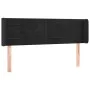 Cabecero con LED de terciopelo negro 147x16x78/88 cm de vidaXL, Cabeceros y pies de cama - Ref: Foro24-3123426, Precio: 58,66...
