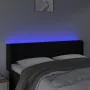 Cabecero con LED de terciopelo negro 147x16x78/88 cm de vidaXL, Cabeceros y pies de cama - Ref: Foro24-3123426, Precio: 58,66...