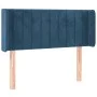 Dark blue velvet LED headboard 83x16x78/88 cm by vidaXL, Headboards and footboards - Ref: Foro24-3123508, Price: 48,07 €, Dis...