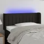 Kopfteil aus schwarzem Stoff mit LED 103x16x78/88 cm von vidaXL, Kopf- und Fußteile - Ref: Foro24-3123466, Preis: 45,96 €, Ra...