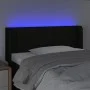 Kopfteil aus schwarzem Stoff mit LED 103x16x78/88 cm von vidaXL, Kopf- und Fußteile - Ref: Foro24-3123466, Preis: 45,96 €, Ra...
